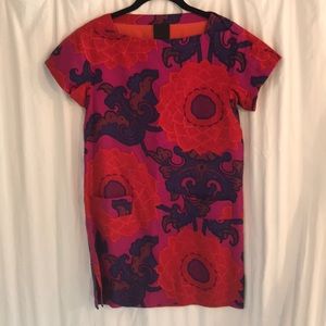 Biba size 40 colorful shift dress